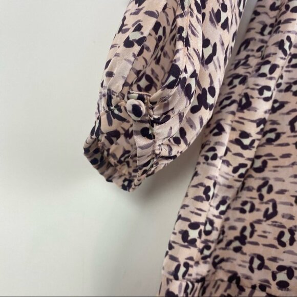 Avec Les Filles Leopard Ruffled Fit & Flare Dress - Picture 6 of 11